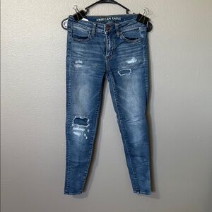 Women’s American Eagle Outfitters jeggings Distressed Jeans